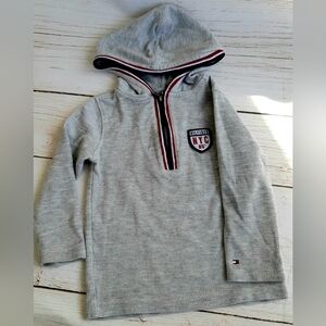 Tommy Hilfiger Hooded Grey Long Sleeve Shirt 24M